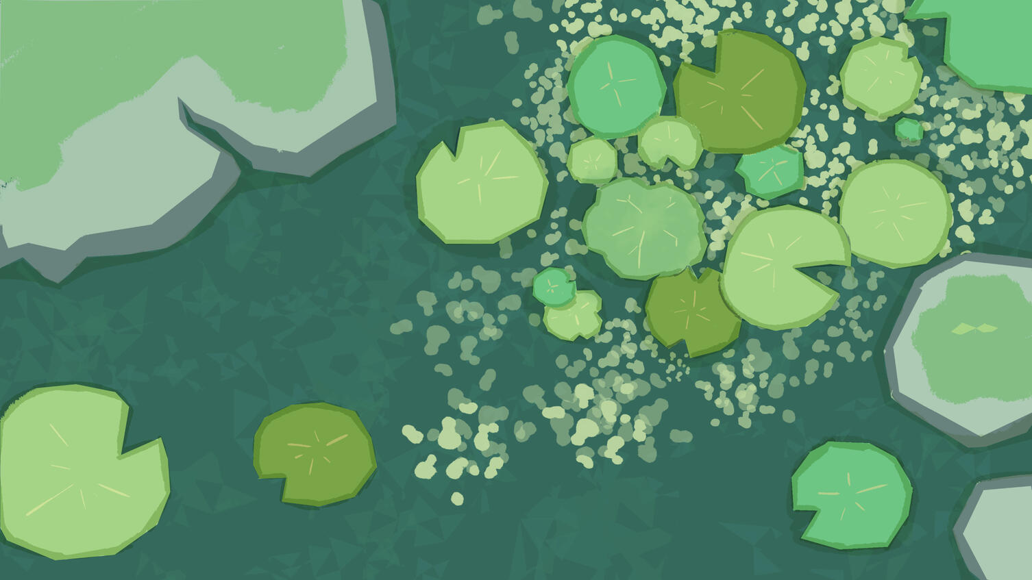 Pond Illustration